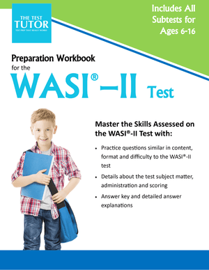 Preparation Ebook for the WASI - II - The Test Tutor