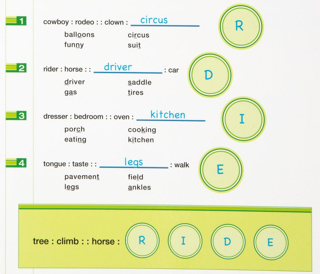 MindWare Analogy Challenges: Level A