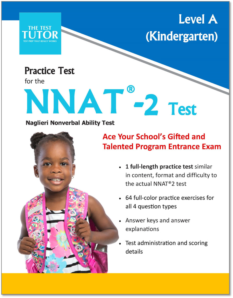 Practice Test for the NNAT 2 - Kindergarten (eBook)